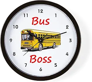 Bus Driver Wall Clock